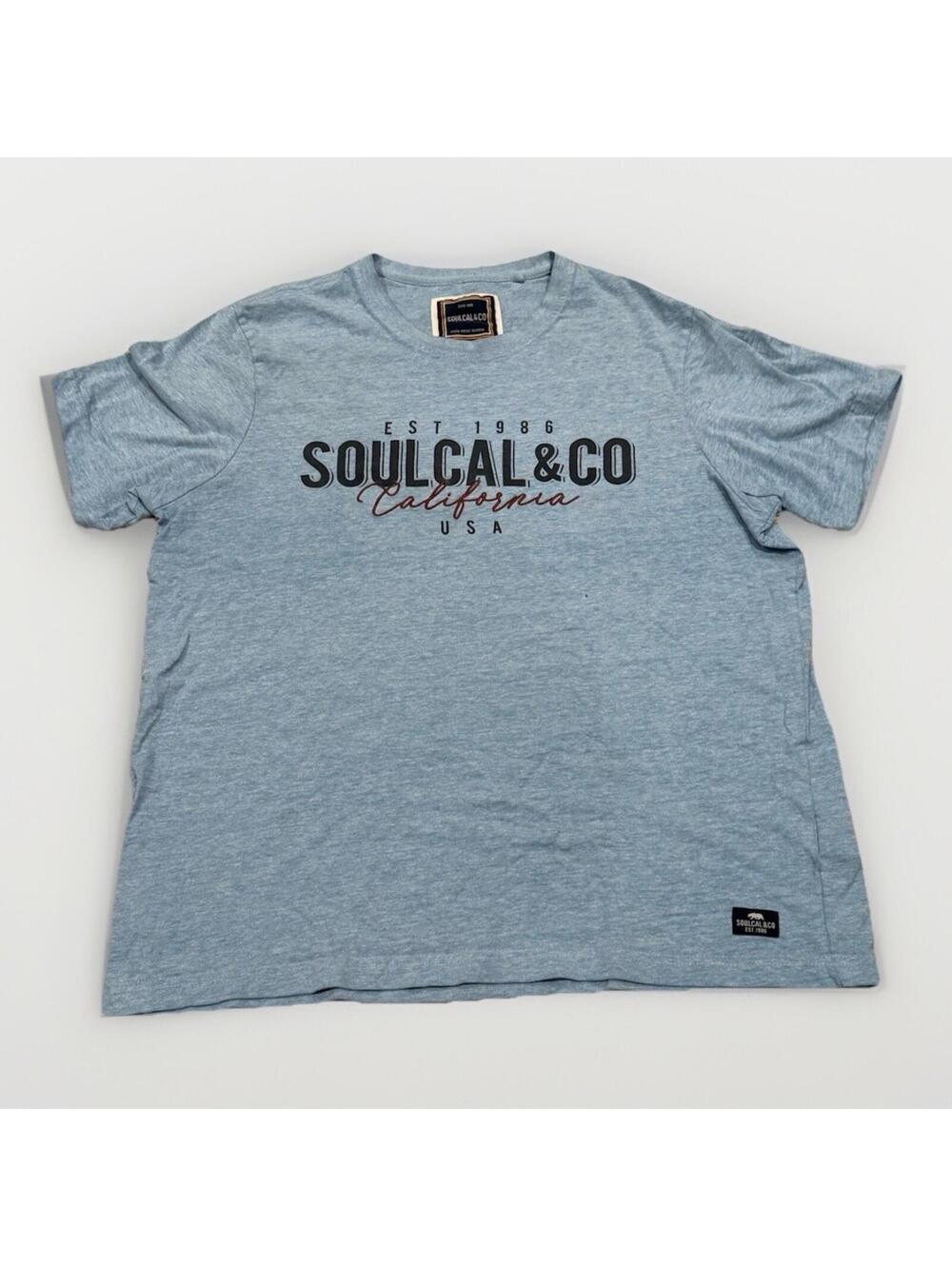 SoulCal & Co California Shirt Men’s Size Large Light Blue Soft‎ Cotton